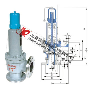 A41H、A41Y彈簧微啟封閉式安全閥